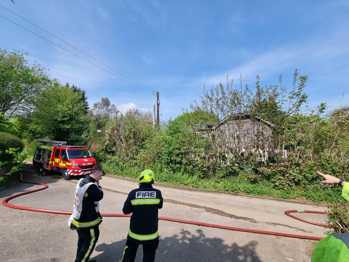 Fire Brigade attend solar panel fire