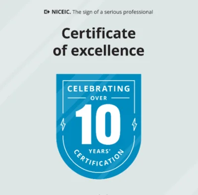 niceic excellence logo